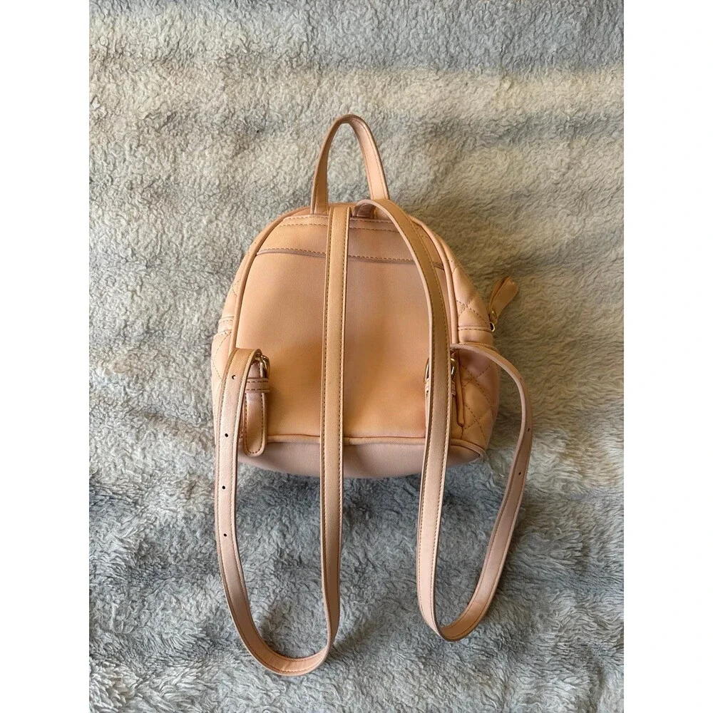 Forever 21 Pink Quilted Mini Backpack Purse Y2K Coquette Kawaii